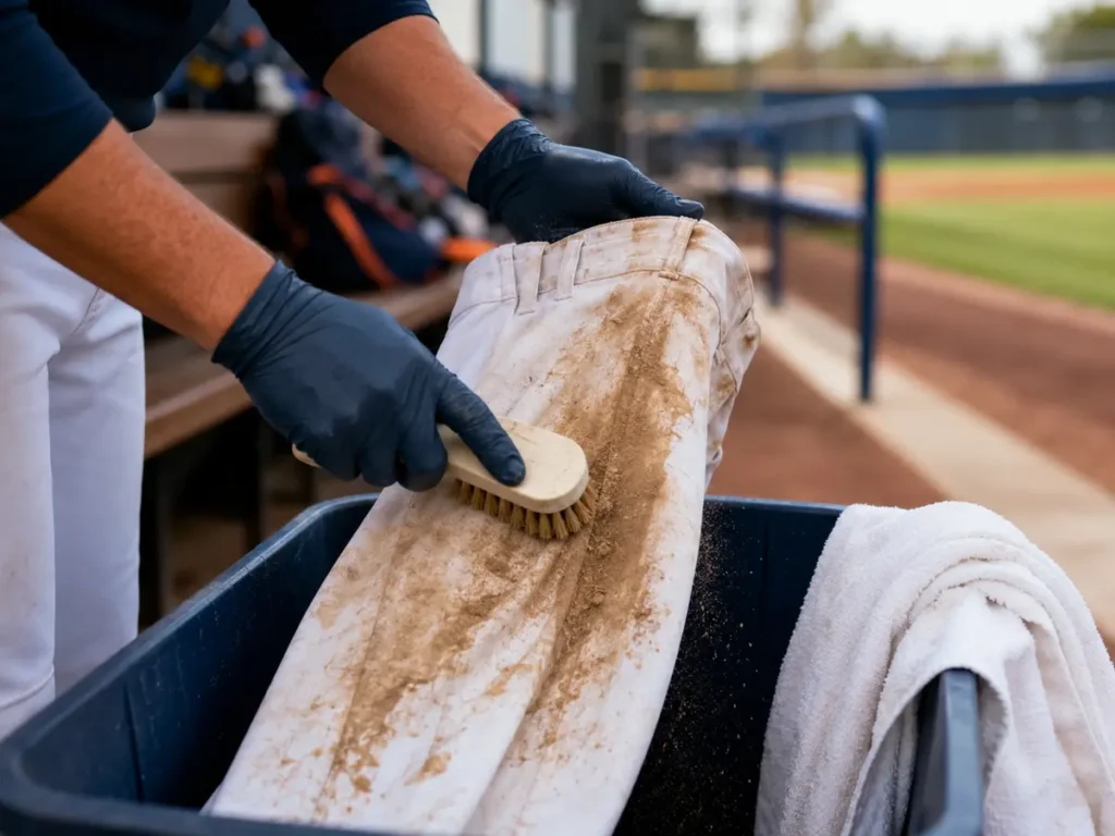 brush-dirt-from-baseball-pants