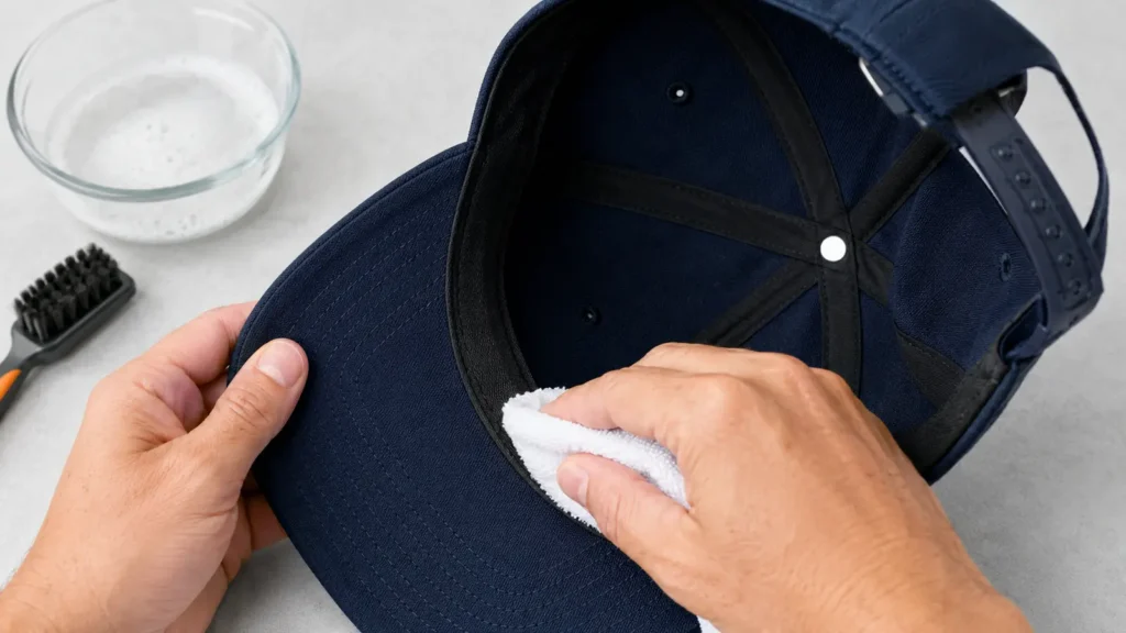 clean-snapback-sweatband