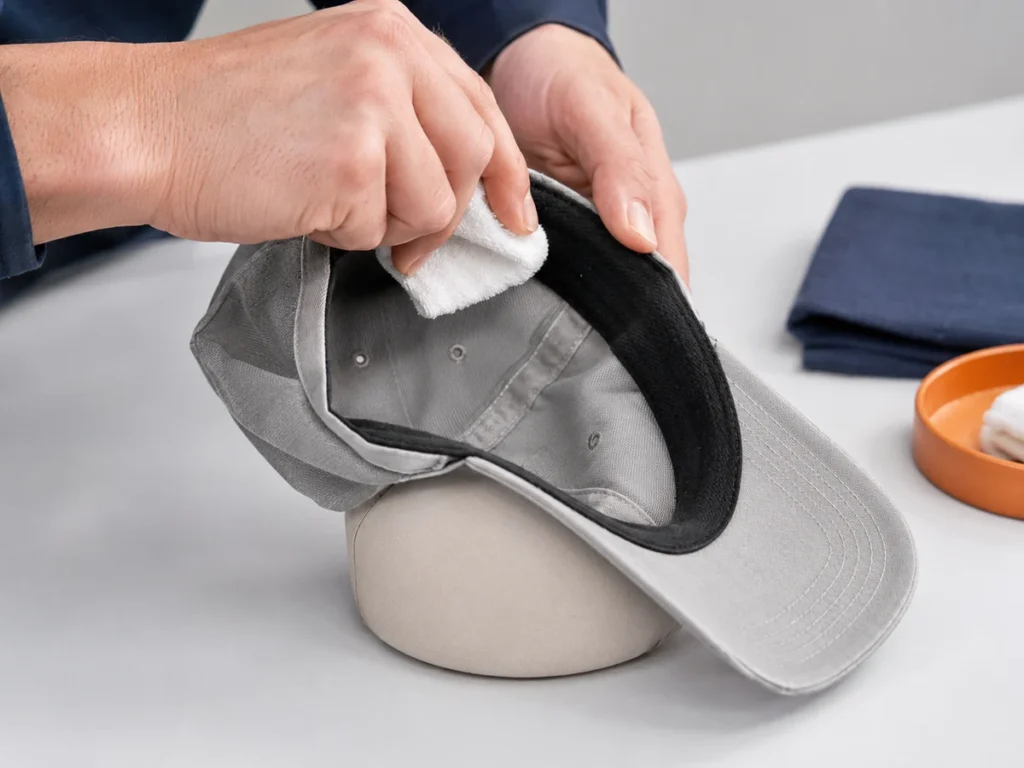shrink-cotton-baseball-cap-sweatband-safely