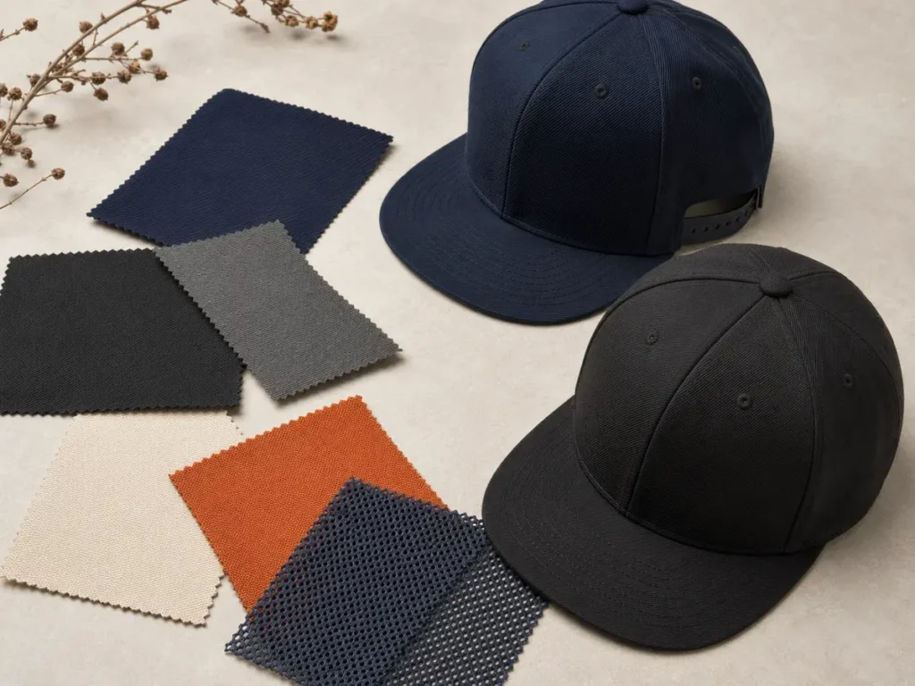 snapback-fitted-hat-material-options