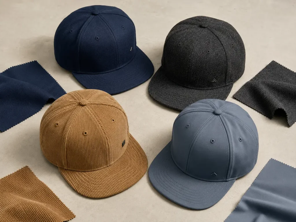 snapback-hat-materials