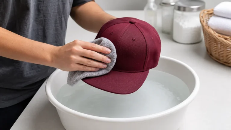 hand-wash-fitted-hat-safely