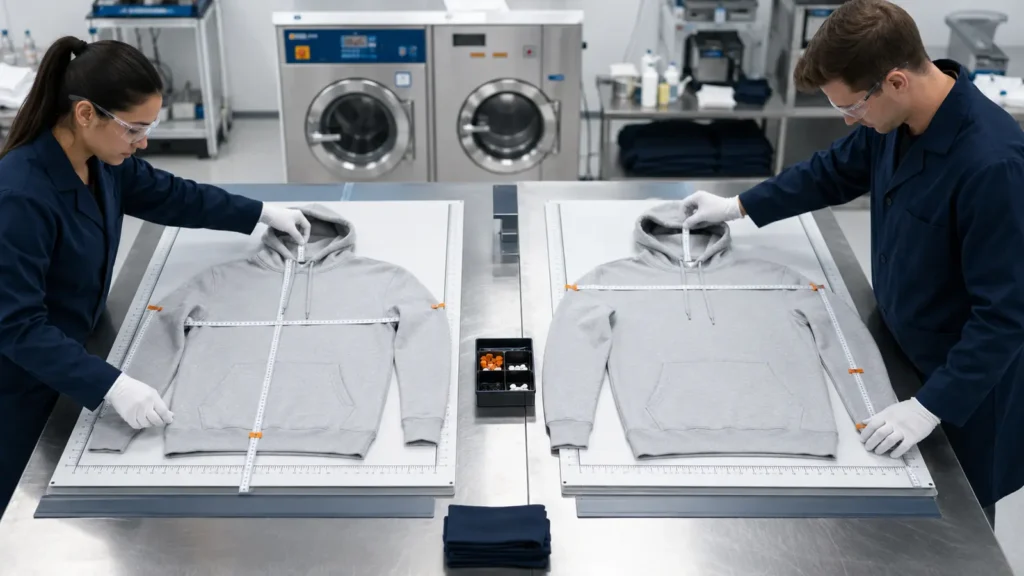 hoodie-dimensional-stability-testing