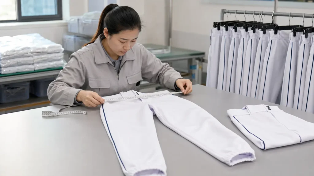 baseball-pants-quality-inspection