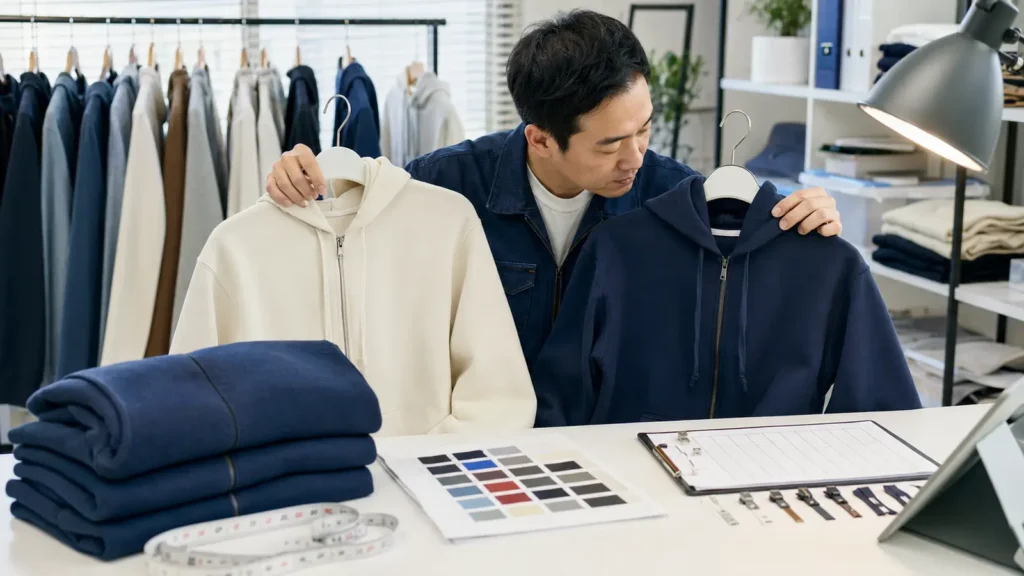 hoodie-sample-quality-control
