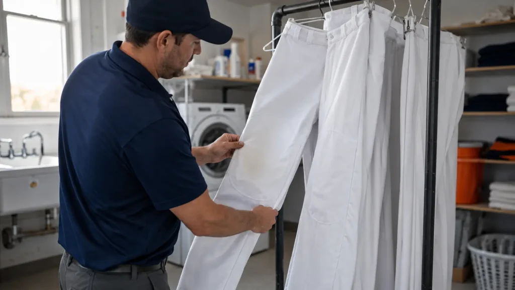 inspect-baseball-pants-before-drying