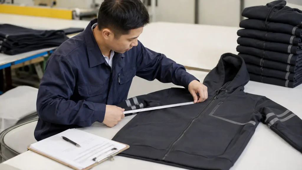 workwear-hoodie-quality-control