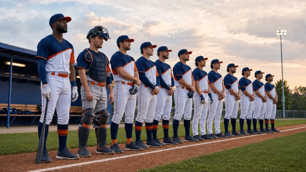 coordinated-baseball-team-uniforms
