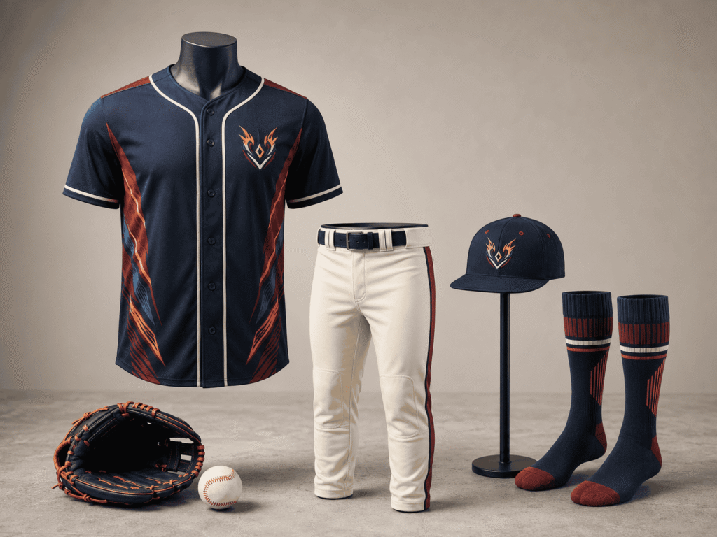 Baseball Package （Custom Jersey Baseball Pant Cap Socks）_1