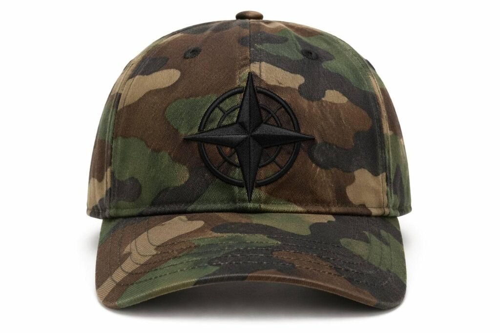 Camo Dad Hats—Woodland Camo