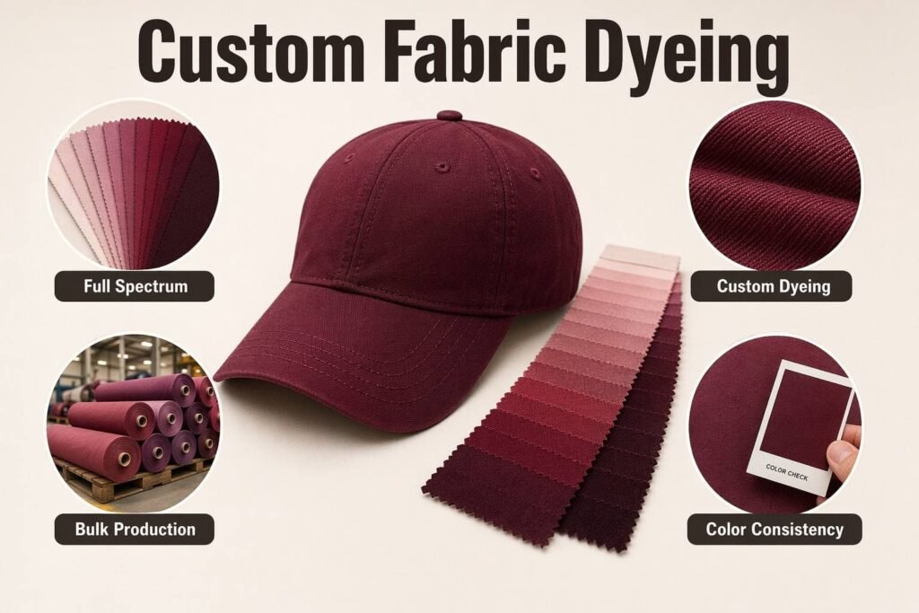 Color Customization— Custom Fabric Dyeing—Full Spectrum、 Custom Dyeing、 Bulk Production、 Color Consistency