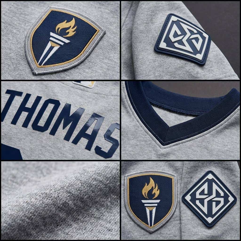 Custom Baseball Jerseys with Logo —Patch Logo