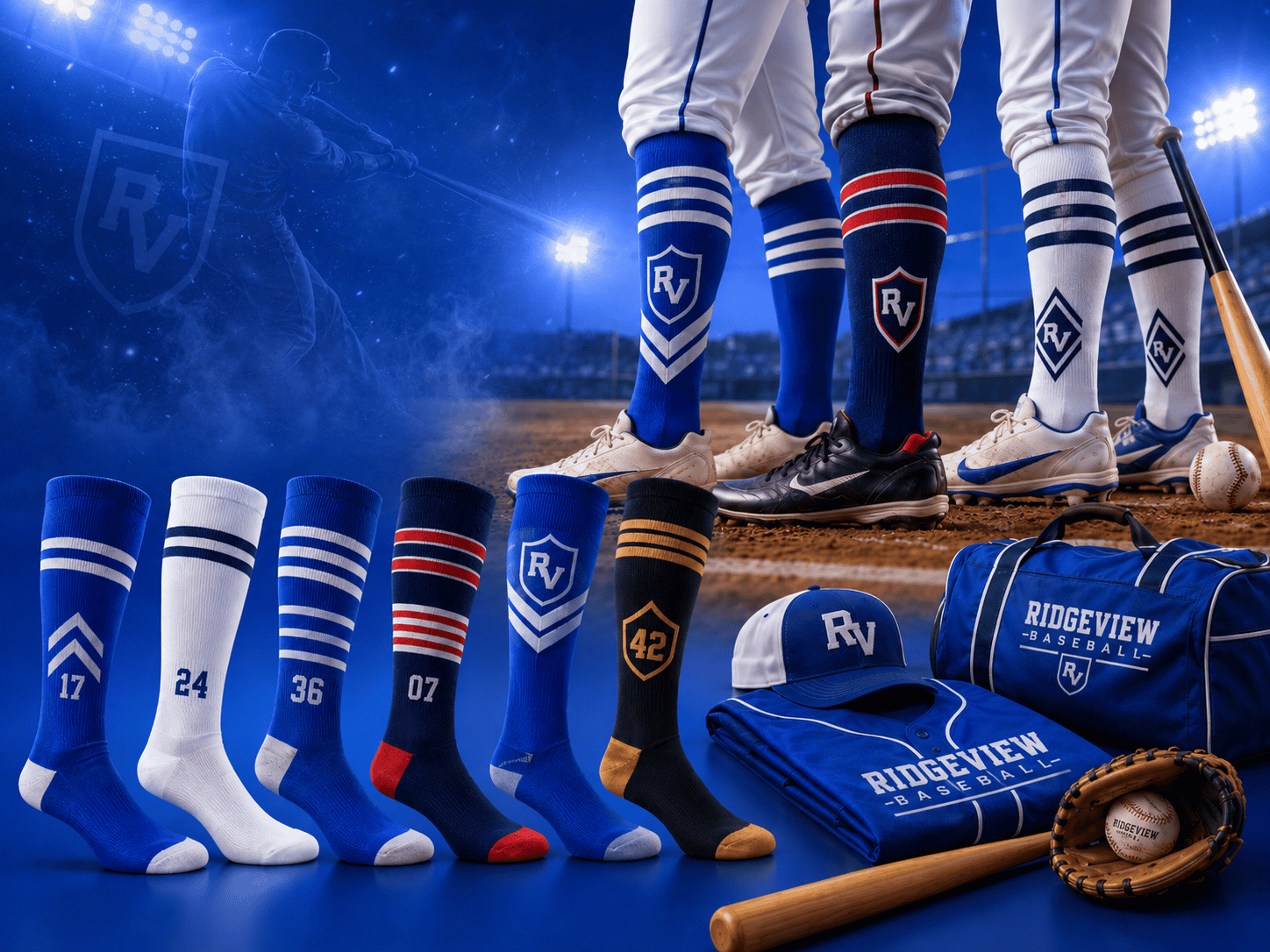 Custom Baseball Socks