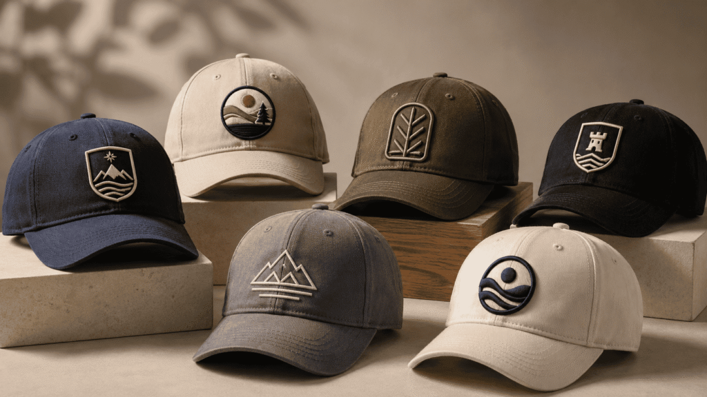 Custom Embroidered 6-Panel Baseball Cap 2026-7-8-2