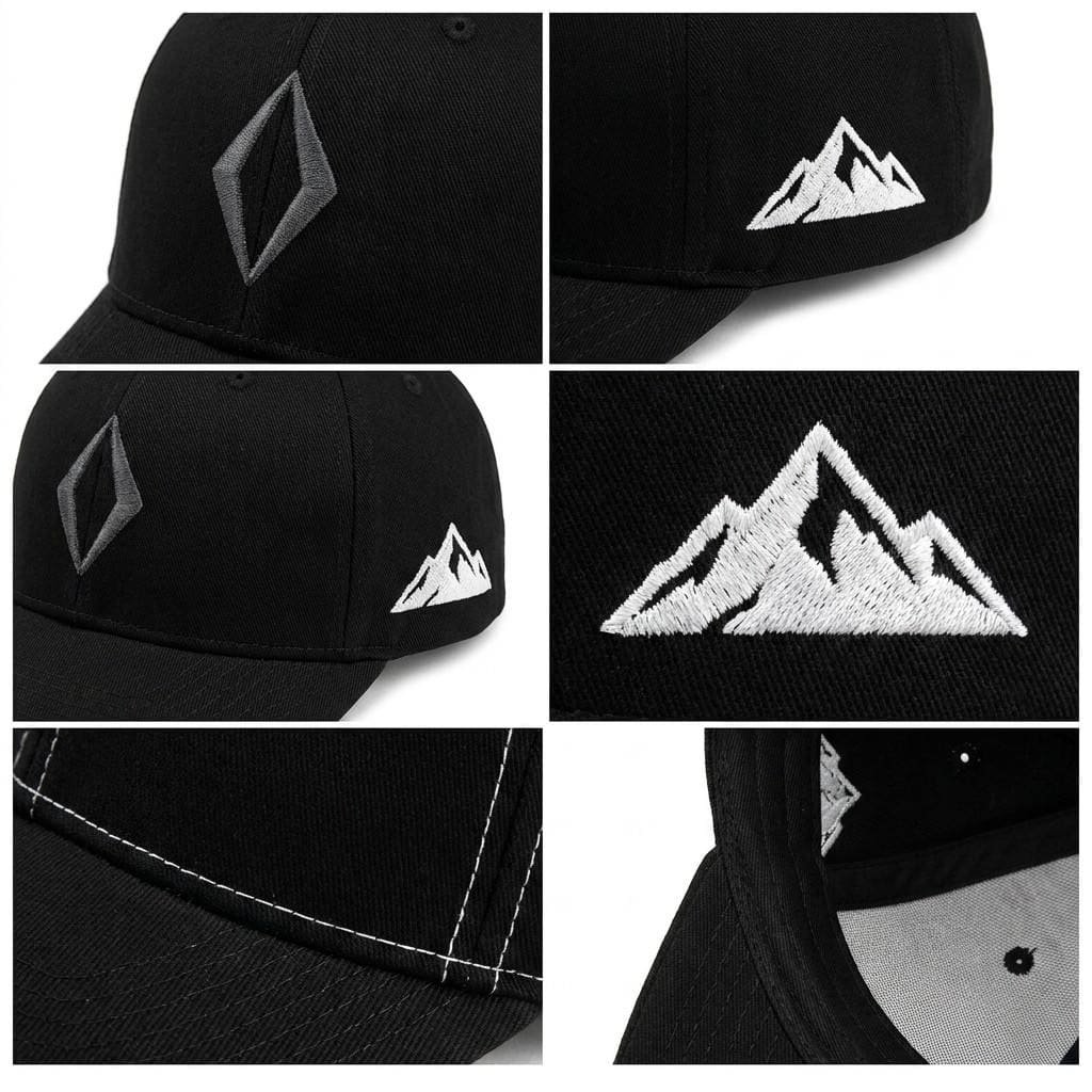 Custom Embroidered Baseball Caps —Side Embroidery