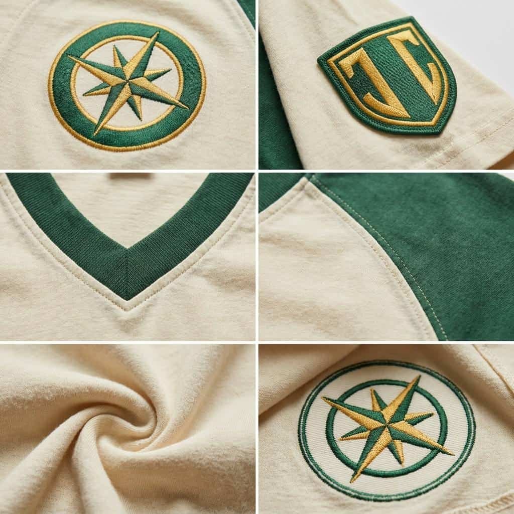 Custom Embroidered Baseball Jerseys —Old School Raglan – A retro-style shirt with shoulder-length sleeves.