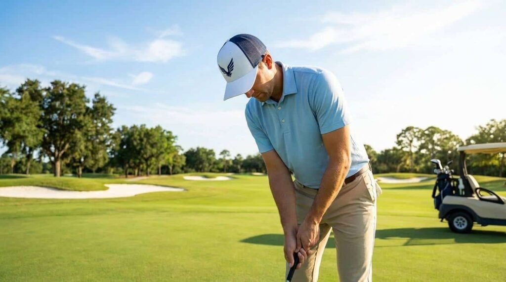 Custom Mesh Baseball Cap —Golf