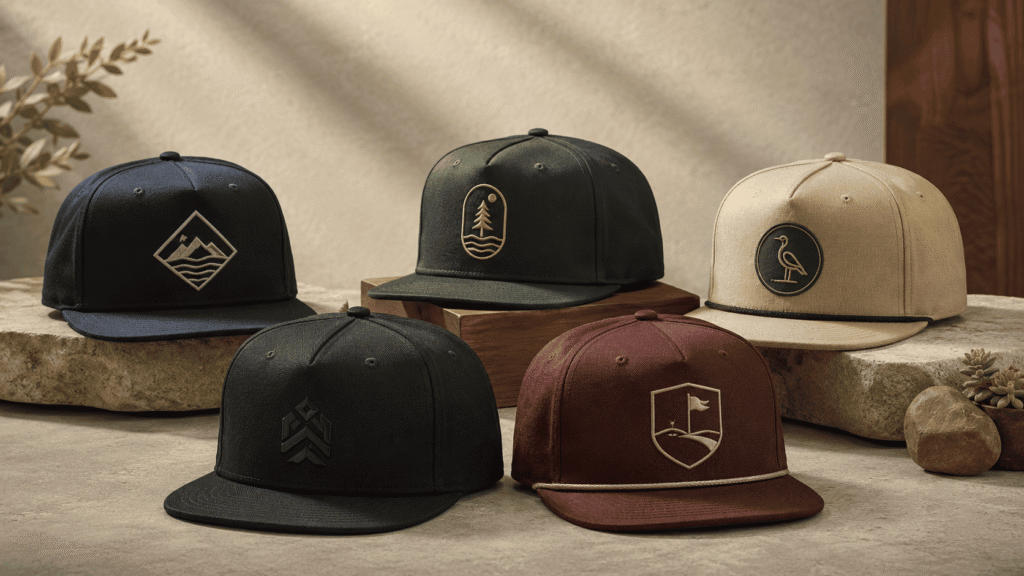 Custom Pinch Front Snapback Hats