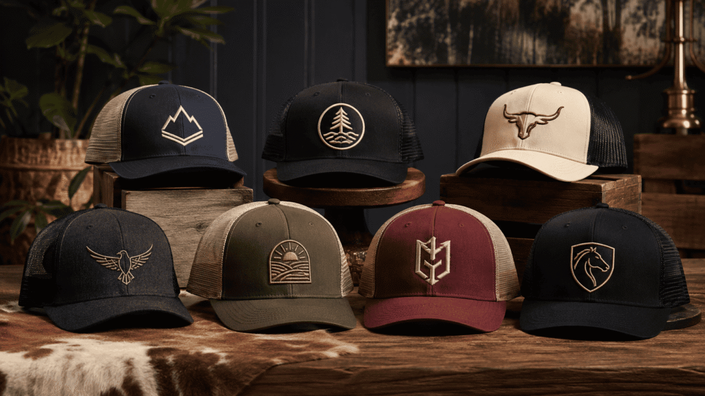 Embroidered Logo Trucker Hats