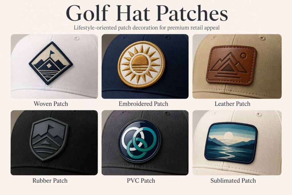 Golf Hat Patches