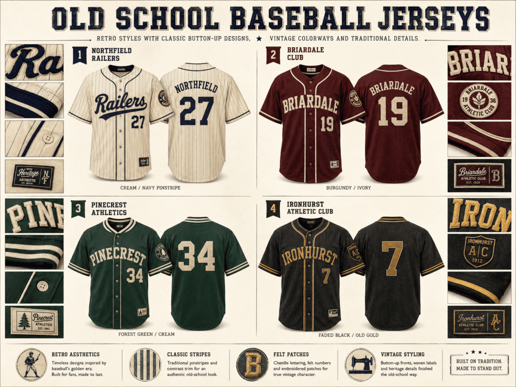 Old School Baseball Jerseys 2026-7-10-1