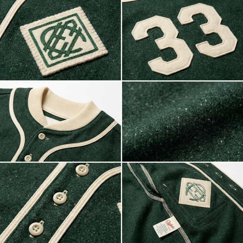 Old School Baseball Jerseys —Heritage Wool Blend