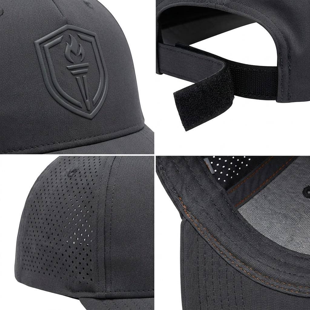 Performance Cap —Charcoal Ash Rapid-Drying Training Hat