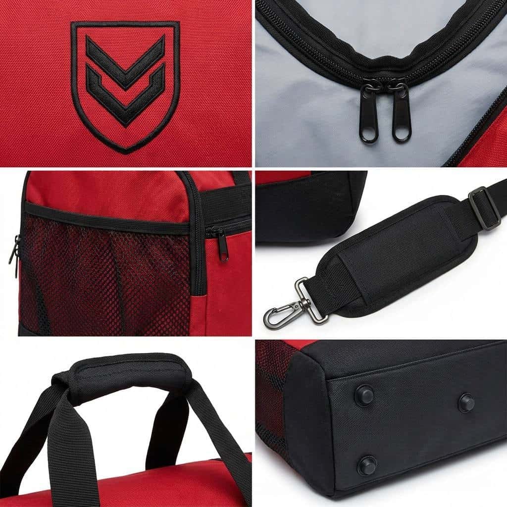 Team Duffel Bag —Red Team Travel Bag