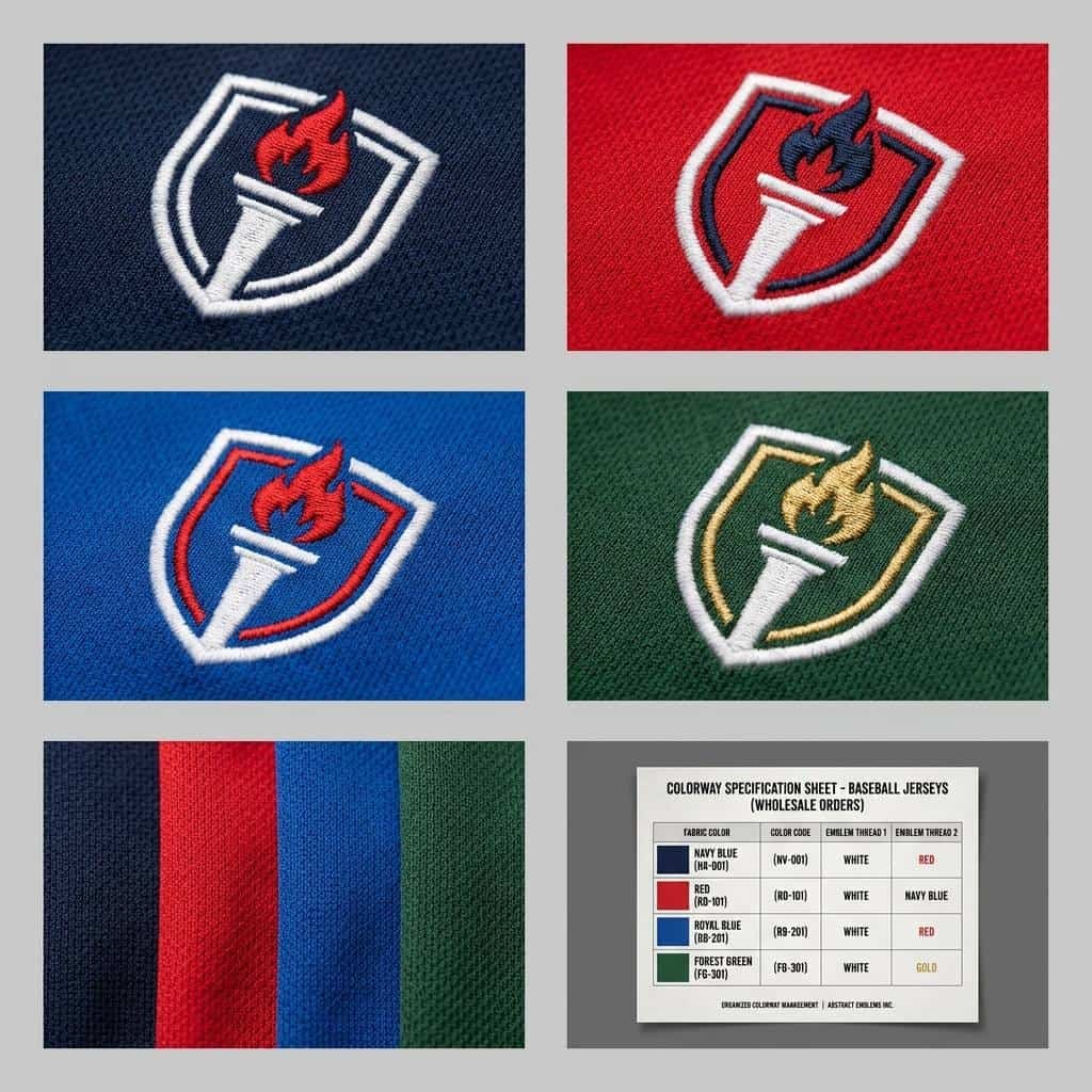 Wholesale Baseball Jerseys —Colorway Management
