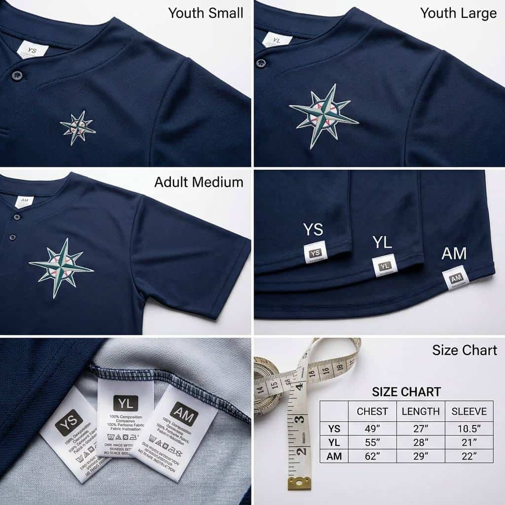 Wholesale Baseball Jerseys —Size Breakdown