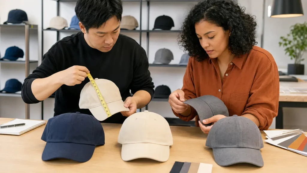 baseball-cap-sample-quality-inspection