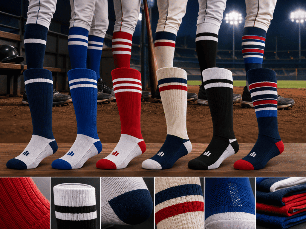 custom baseball socks —Custom Stripe Design