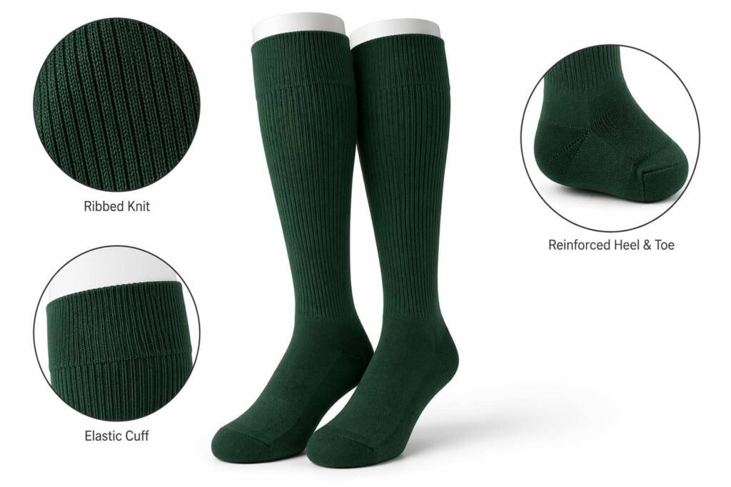 custom baseball socks —Green Baseball Socks