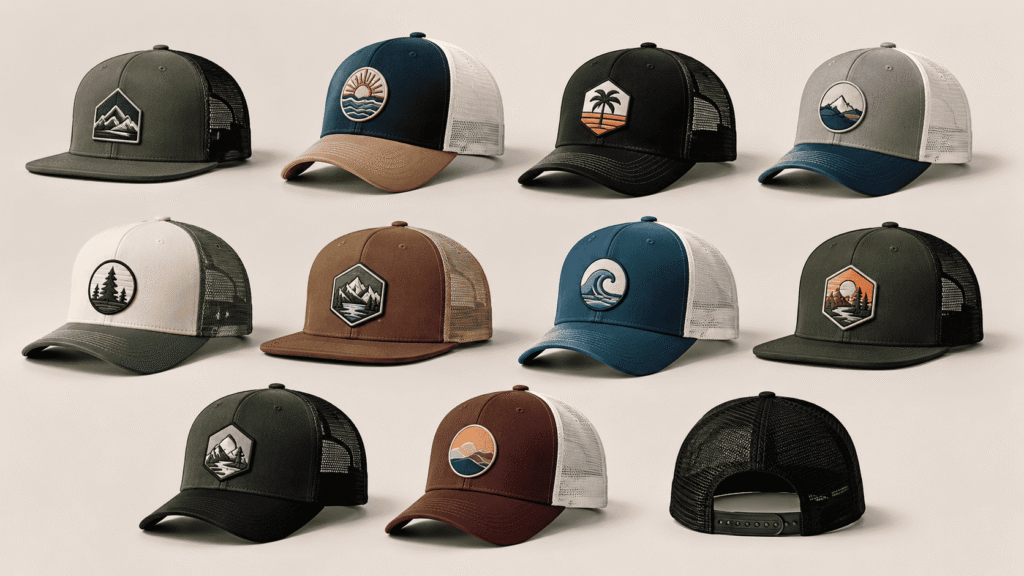 trucker hat structures