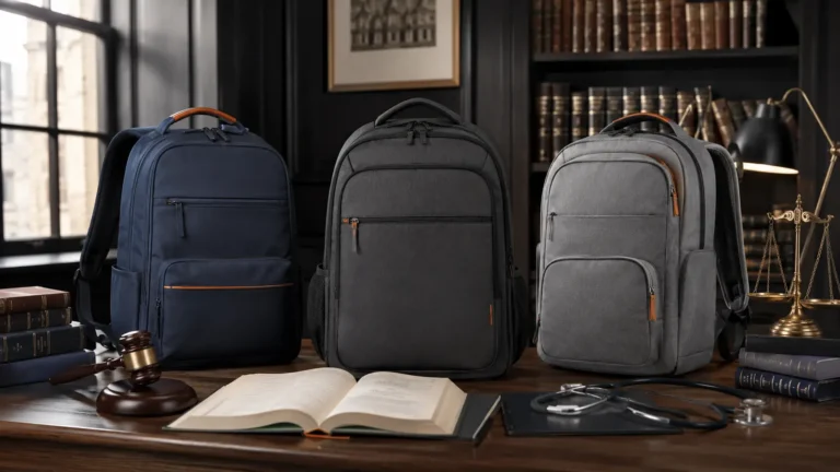 Coordinated backpacks for law, medical and nursing school