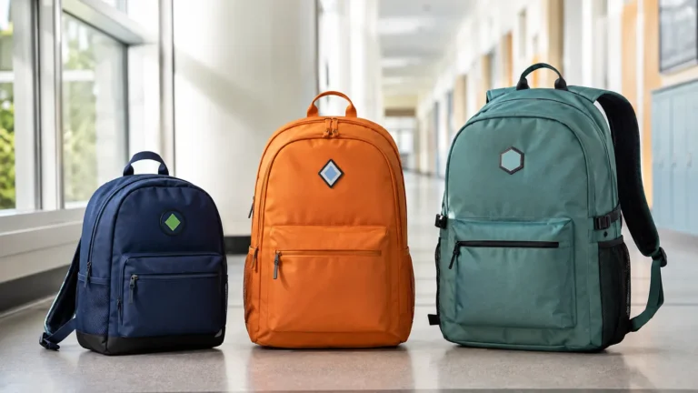 A school backpack program usually needs more than one body size when it serves multiple age groups.