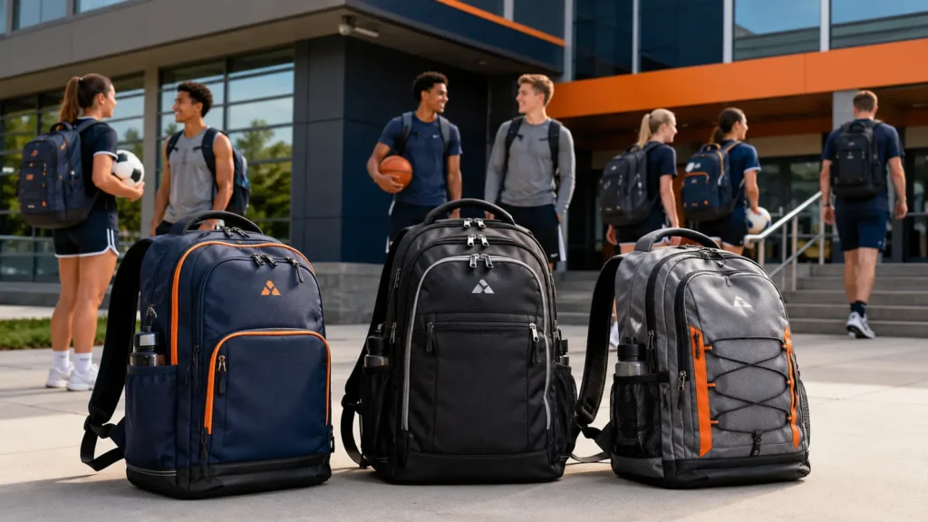 A coordinated team-backpack program can serve school, practice, competition, and travel requirements.
