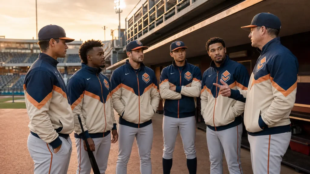 A coordinated jacket program should balance team identity, use conditions, fit and repeat-order consistency.
