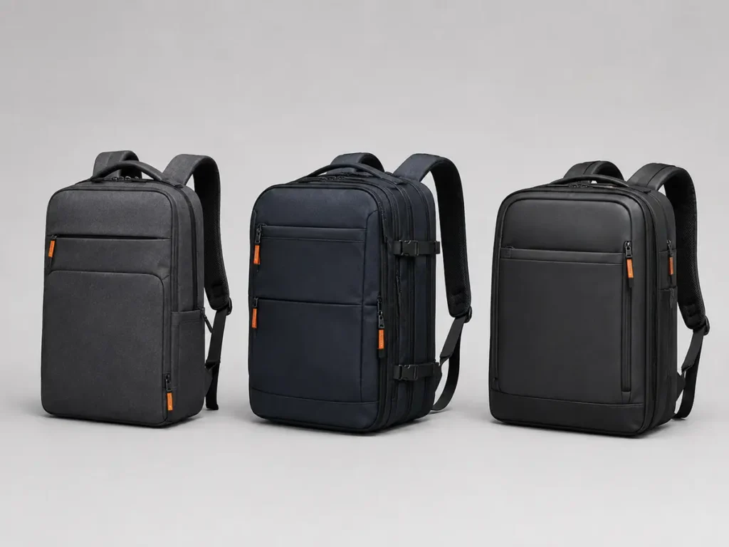 Different silhouettes serve different trip lengths, professional settings, and merchandising positions.