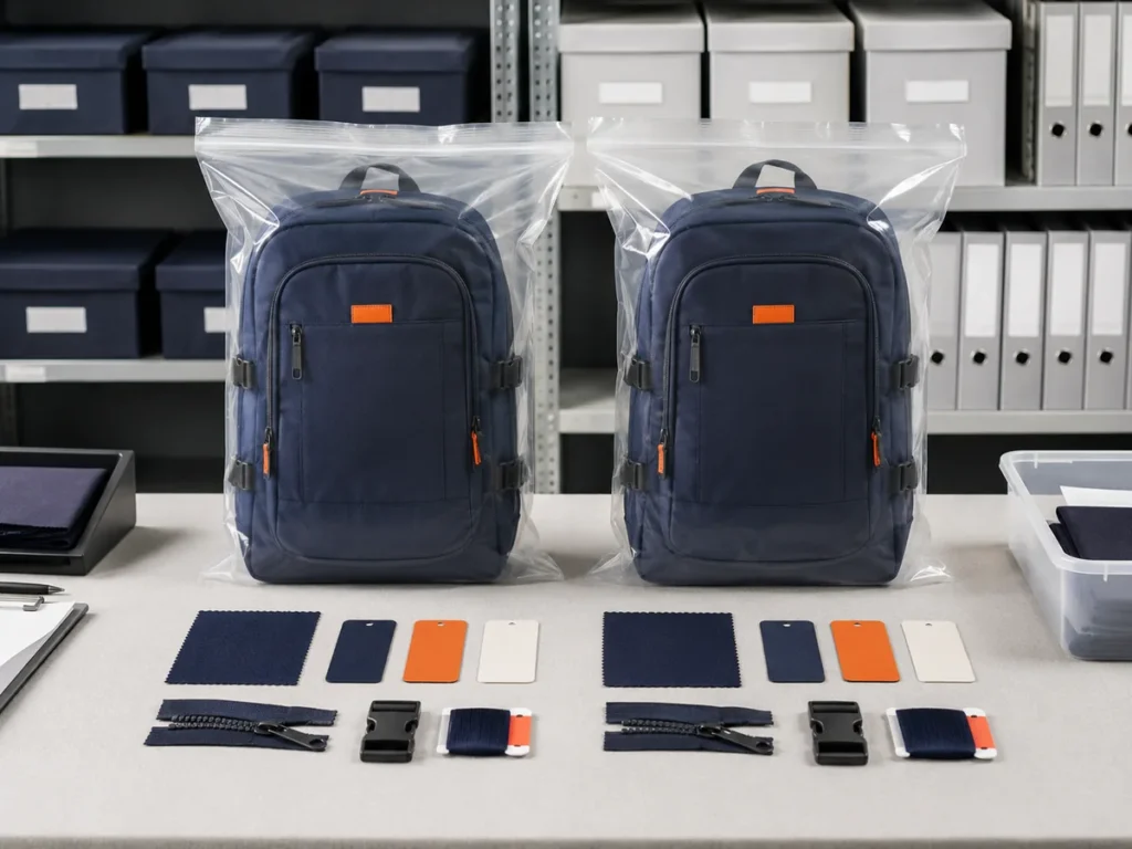 Buyer and supplier should retain matching controlled samples from the same approved version.