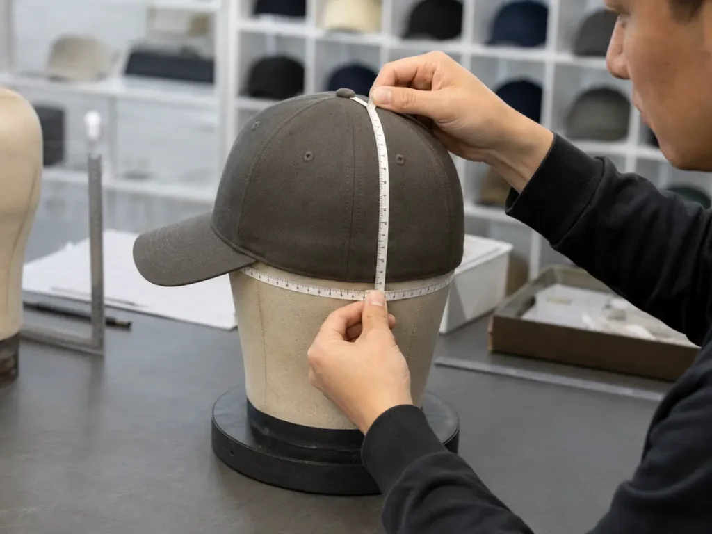 Use defined measurement points and the same cap condition for the sample and bulk inspections.