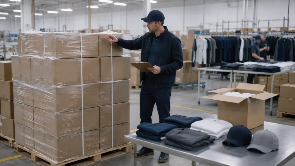 Risk-based selection of cartons and inspection samples. Illustrative image—replace with verified JIUMU photography when available.