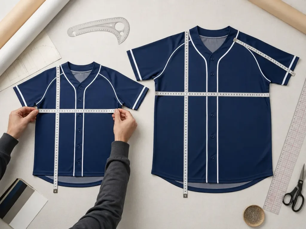 Compare defined finished-garment measurements rather than relying on Youth and Adult labels alone.