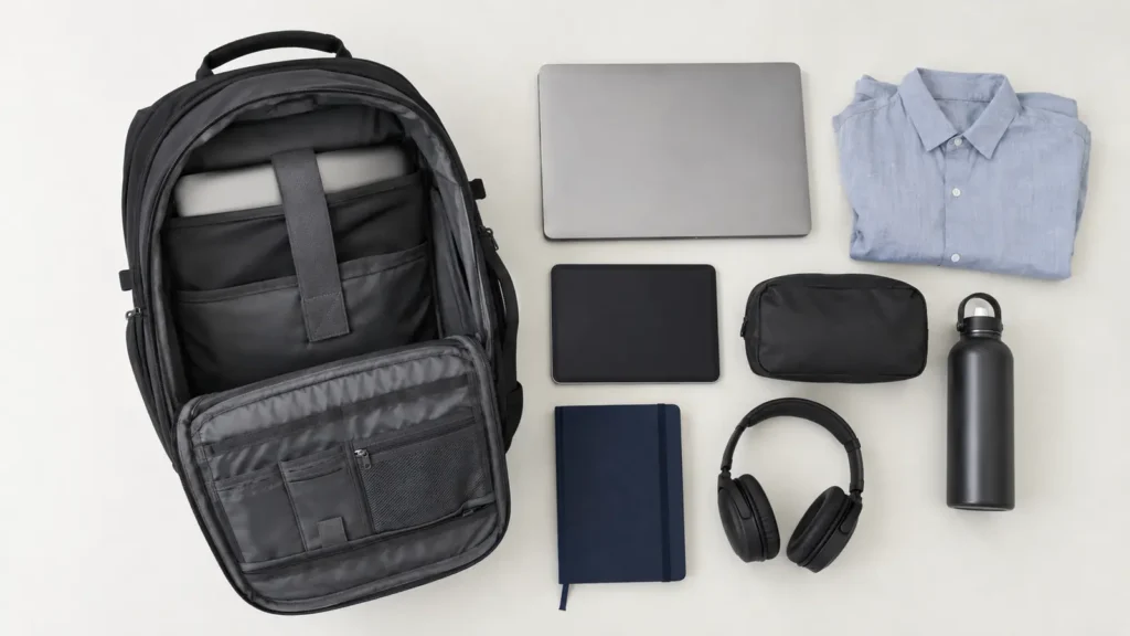 business-backpack-capacity-organization