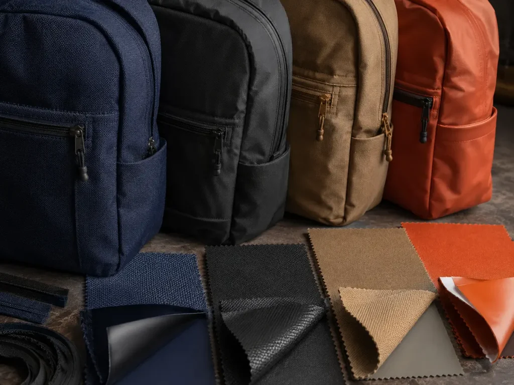 Approve the actual fabric, backing, lining, mesh, and color swatches because materials with the same generic name can perform and look different.