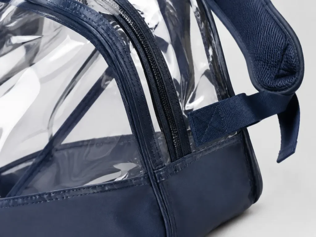 Inspect stress paths: straps, handles, zipper ends, pocket corners, and the base carry most of the daily load.