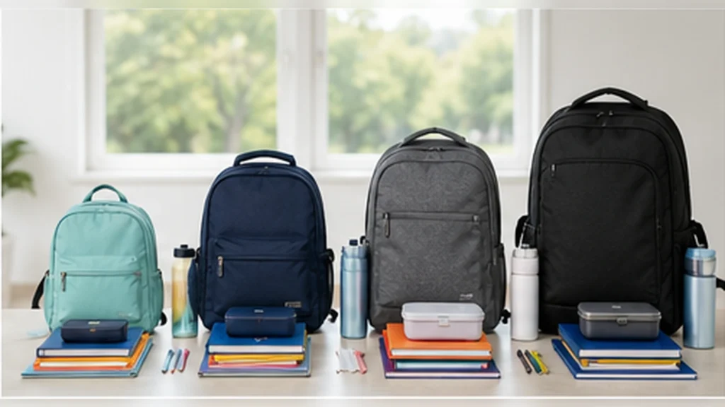 Shared styling can be adapted across age groups by changing dimensions, straps and organization.