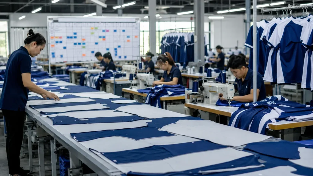 Bulk production timing depends on a complete release package, not only on a purchase-order date.