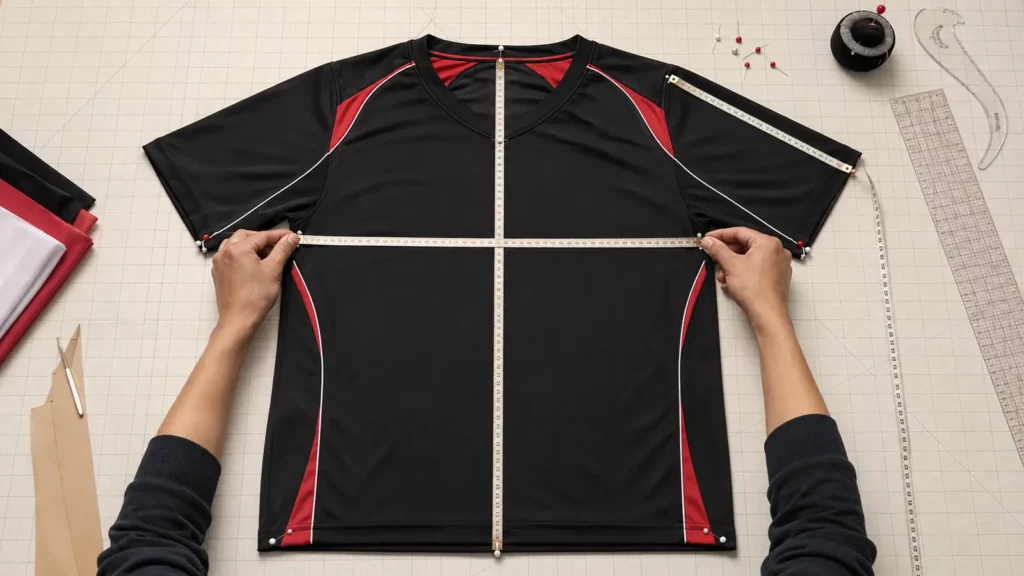 A reference jersey becomes useful only when its condition and measurement method are documented.