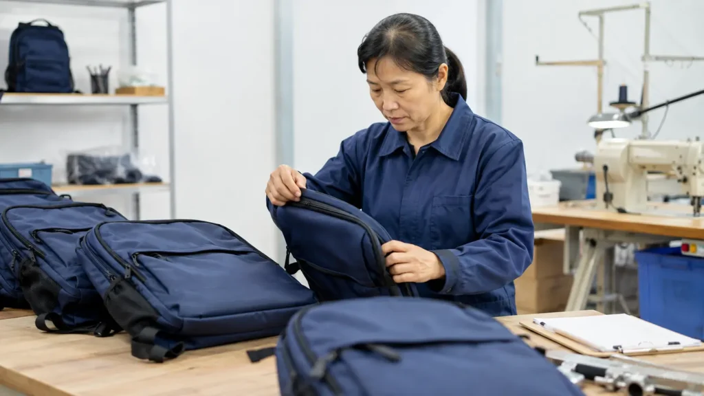 backpack-quality-control-inspection